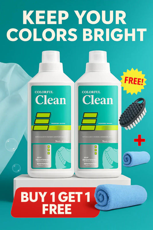 8 in 1 Colour Bleach Laundry Detergent Stain Remover ( BUY 1 GET 1 FREE )